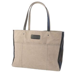 Sunny Snowy large shoulder tote travel bag purse  brown black 19”x5”x12”